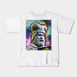 Geoffrey of Monmouth Portrait | Geoffrey of Monmouth Artwork 10 Kids T-Shirt